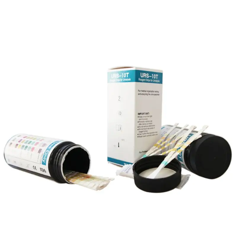 

100 Strips URS-10T Urinalysis Reagent Strips 10 Parameters Urine Test Strip Drop Ship