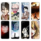 Черный чехол ТПУ для OPPO Realme C11, чехол для Realme C 11 RealmeC11, задняя крышка RMX2185, бампер, аниме атака на Титанов