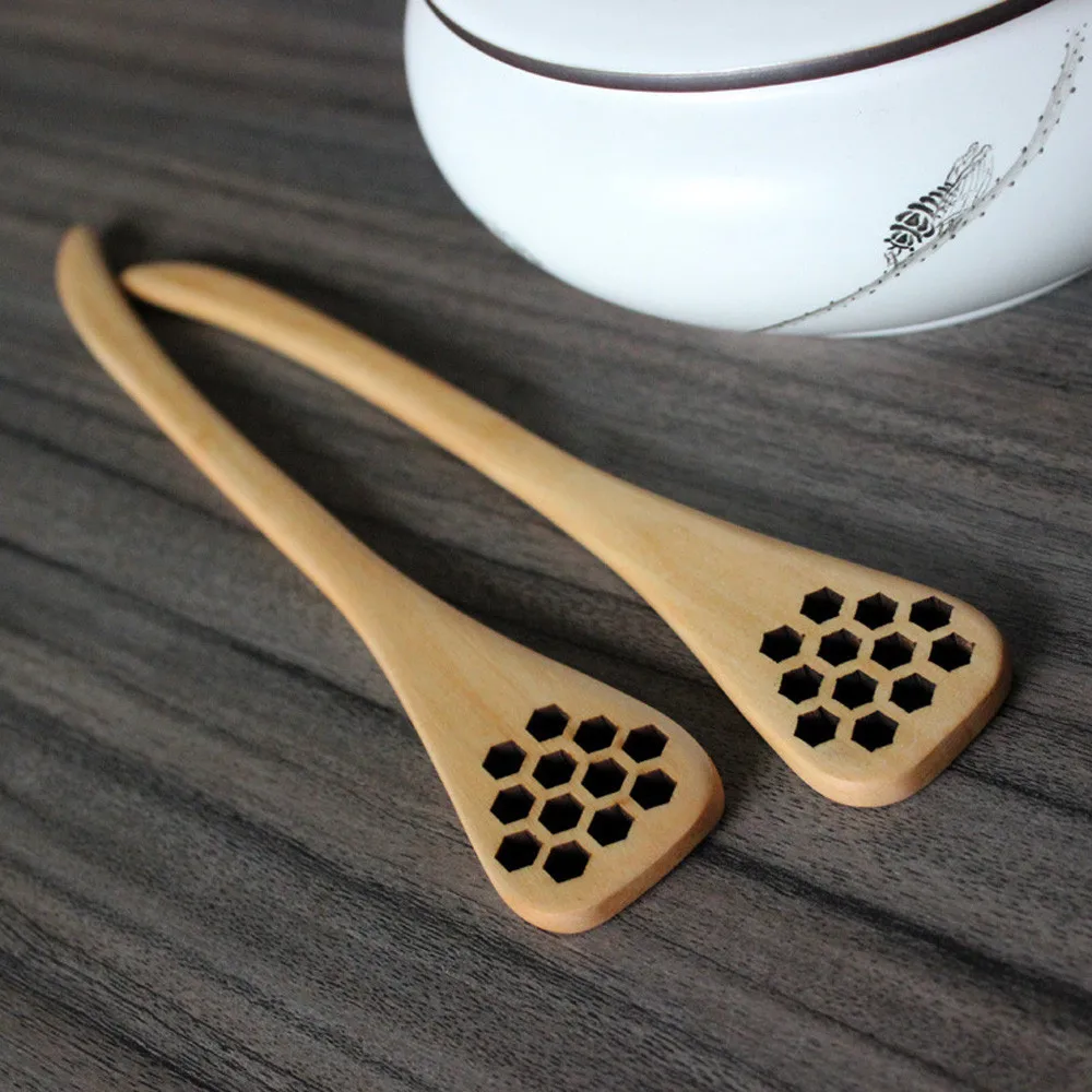 1 шт. бионическая ложка для перемешивания меда из натурального - Цена: 90,18 руб.