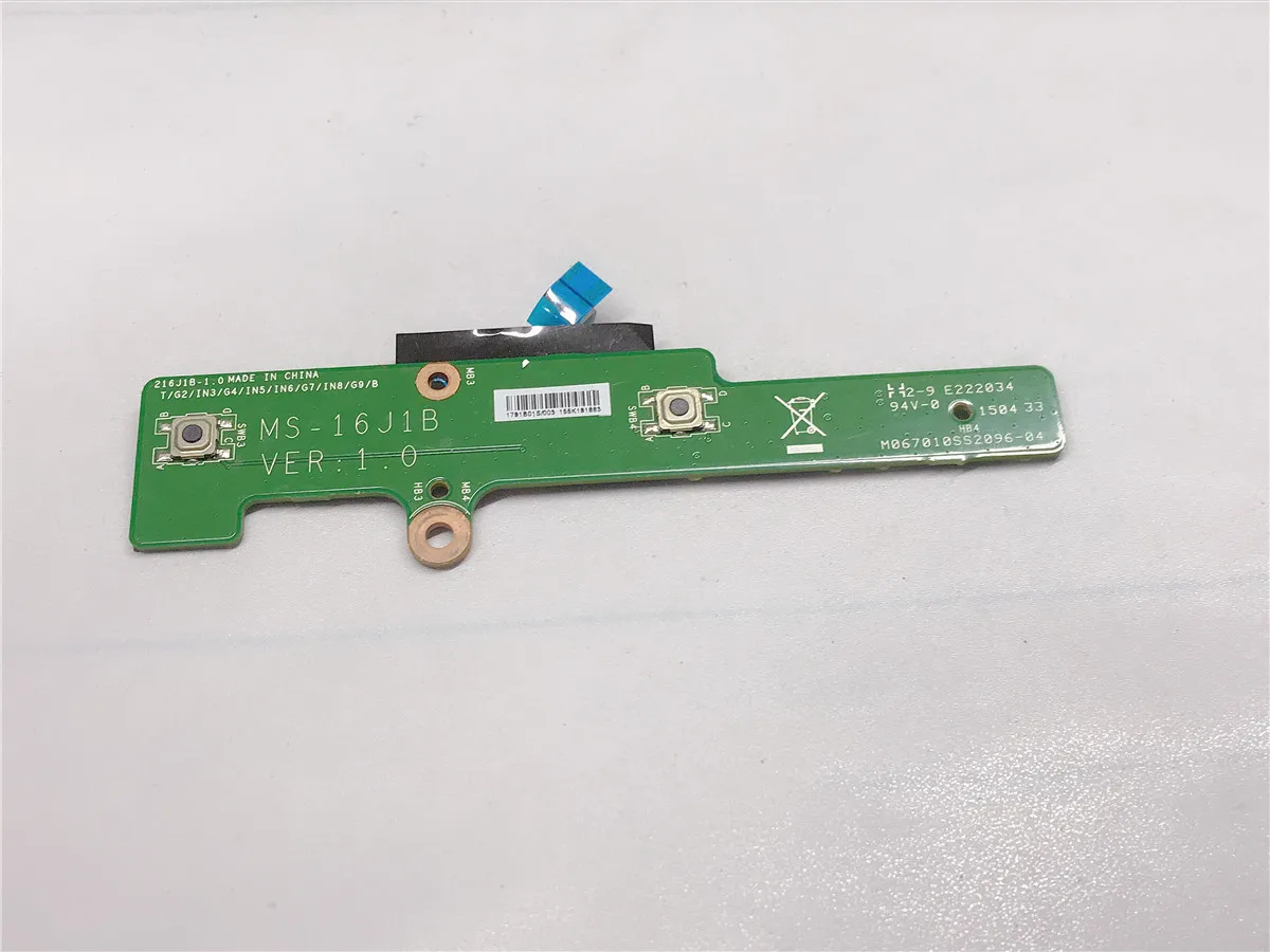 

FOR MSI GE72 GE72VR Apache touchpad button board and cable MS-16J1B