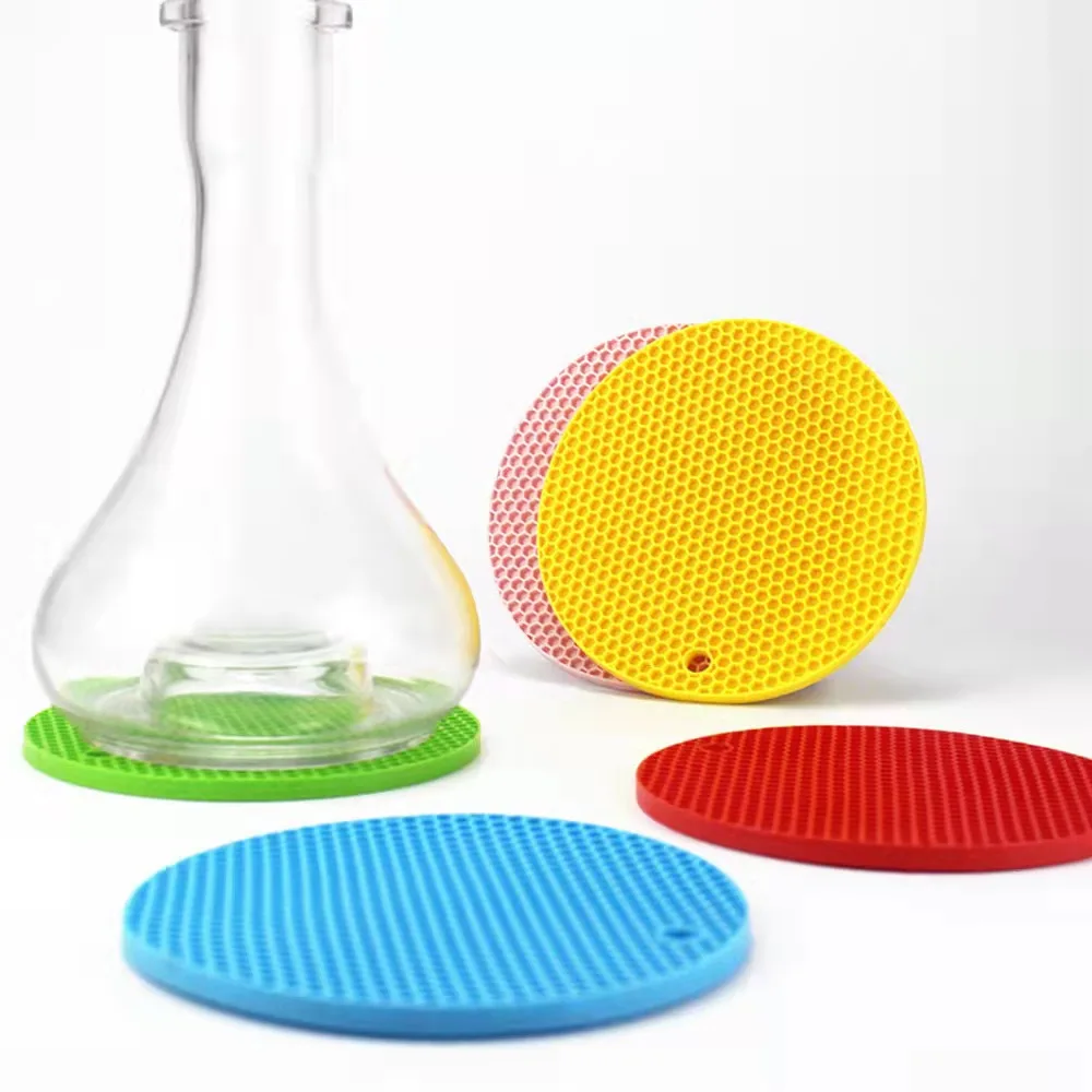 

Аксессуары для кальяна круглый противоударный нескользящий Силиконовый изоляционный мат костюм для водопровода/кальян/угля для кальяна/Ч...