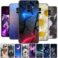 for samsung galaxy a8 2018 a530 a530f case silicon soft tpu phone cover for samsung a8 plus 2018 a730 a730f case black coques
