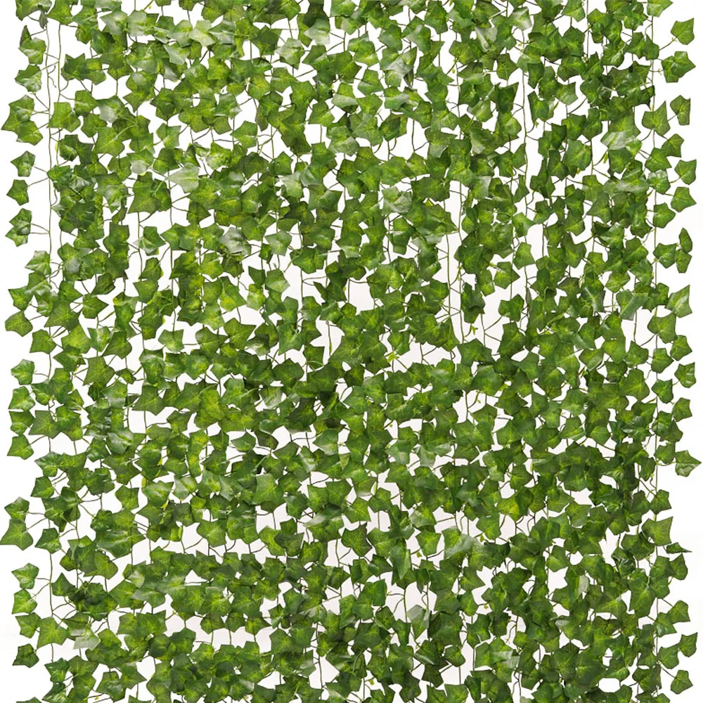 Искусственные листья плюща Подвесные Растения искусственная фотогирлянда