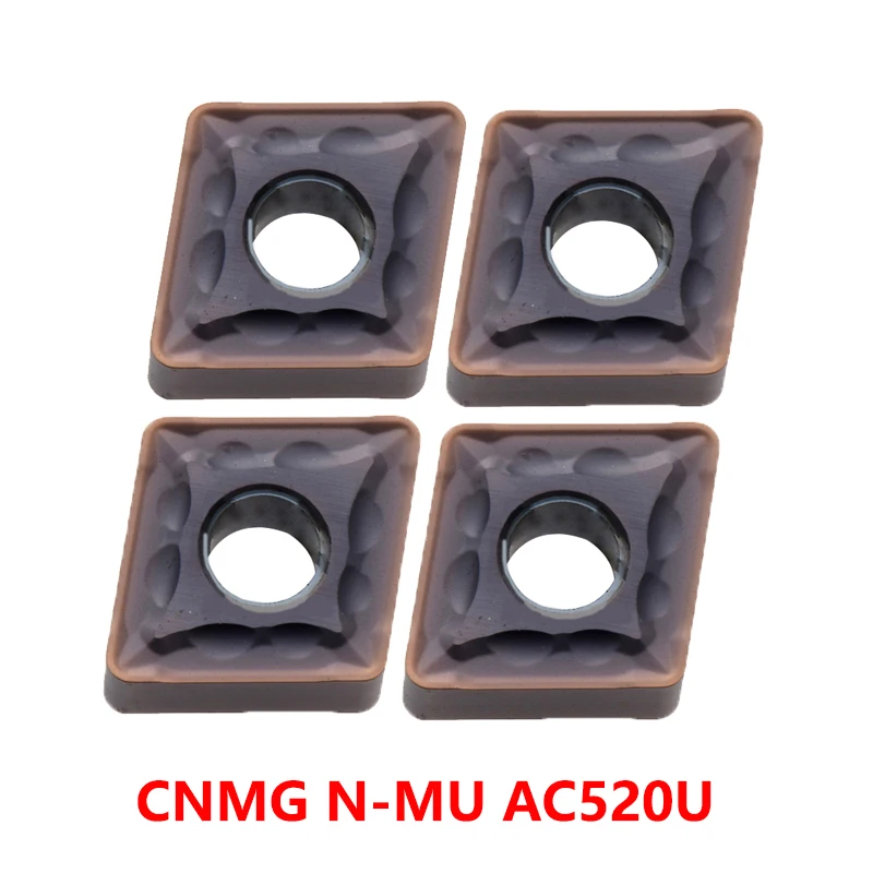 

CNMG120408 CNMG120412 CNMG160612 N-MU AC520U CNMG 120408 120412 Lathe Cutter Tools CNC Cabide Inserts 10pcs 100% Original