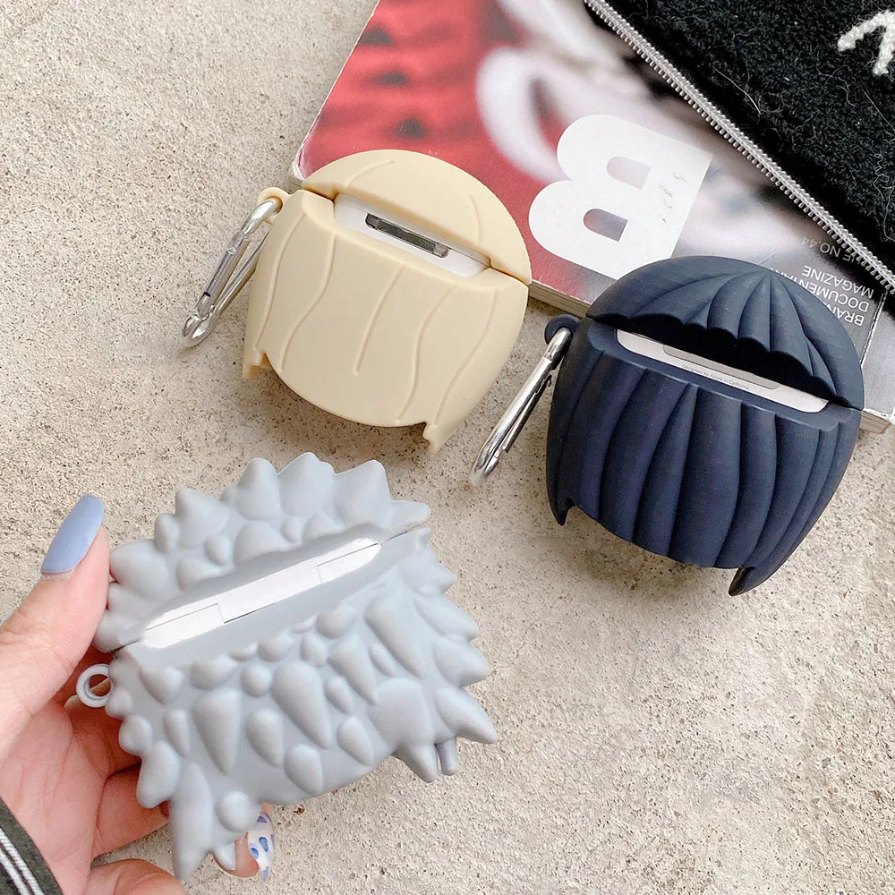 For Uchiha 3D Cartoon Case Airpods 1/2 Cover Japan Anime Naruto Model Accessories Protector cover Pro | Электроника