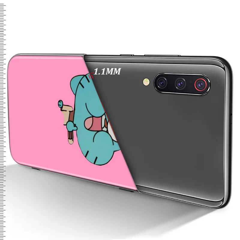 

Anime Chewing Gumball For Xiaomi Mi 11 11i 10T Note 10 9T 9 SE 8 Lite Pro Ultra 5G Black Phone Case
