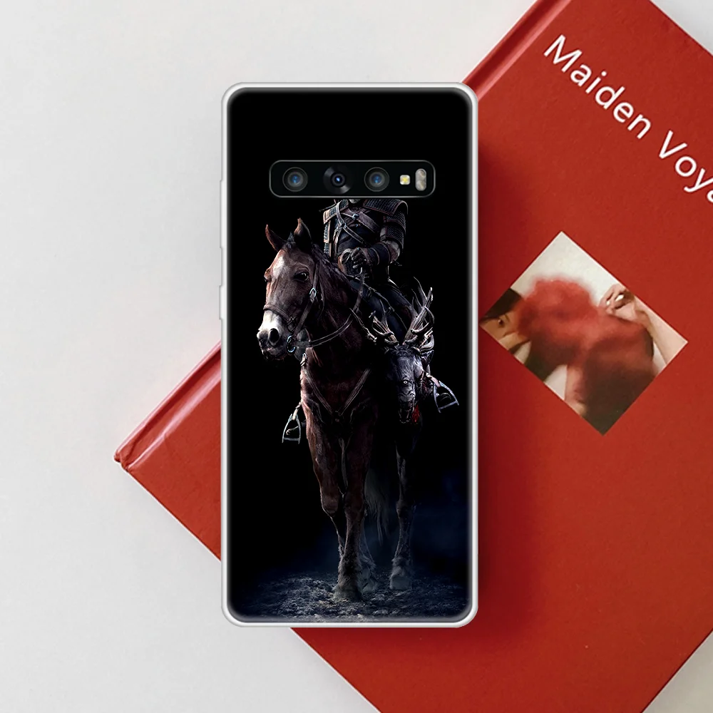 

Witchers Geralt game Phone Case cover hull For SamSung Galaxy S M 6 7 8 9 10 20 30 31 Edge Plus E Lite transparent back painting