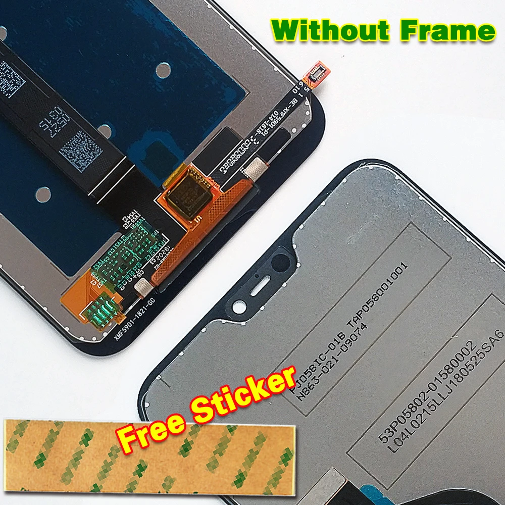 ЖК дисплей 5 84 дюйма для Xiaomi Mi A2 Lite с сенсорным экраном и дигитайзером в сборе