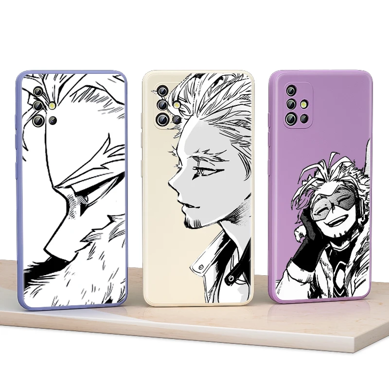 

Hawks Anime Liquid Silicone Soft For Samsung Galaxy S21 Pro S20 FE S10 Note 20 10 Plus Lite Ultra 5G Phone Case