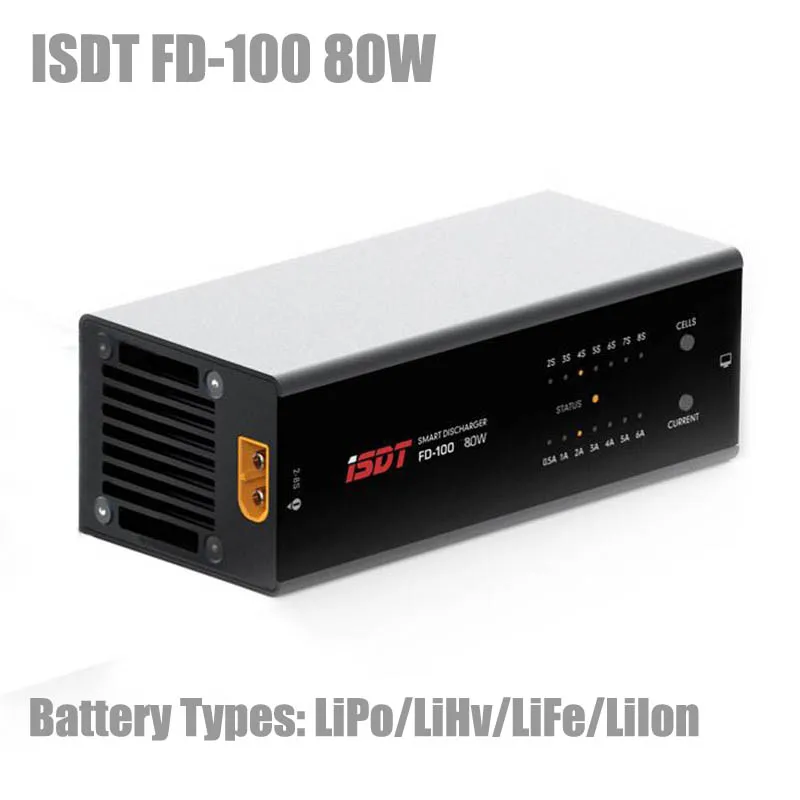 Оригинальный ISDT FD-100 80 Вт 6A умное управление Dis зарядное устройство для 2 S-8 S Lipo