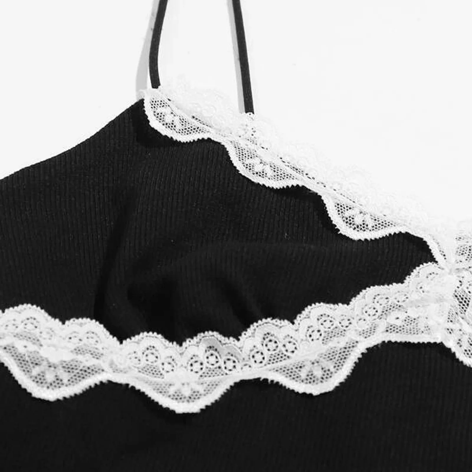 

Blue Leopard Print Bow Women's y2k Sleeveless Tops White Lace Ptachwork Cute Crop Tops Tee Club Sexy 90s Vest Cami Cuteandpsycho