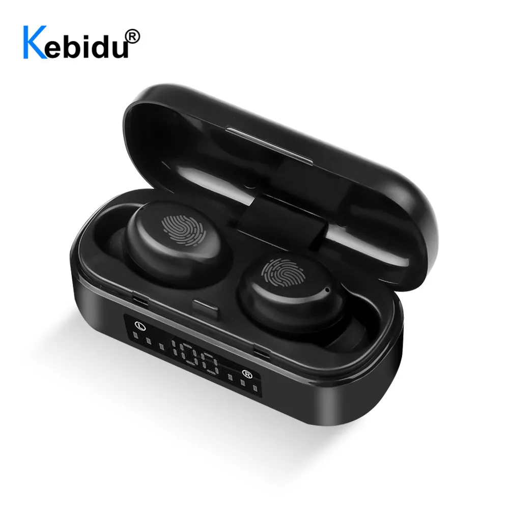 Наушники вкладыши TWS с 5 0 Беспроводной Bluetooth наушники Водонепроницаемый 7D стерео