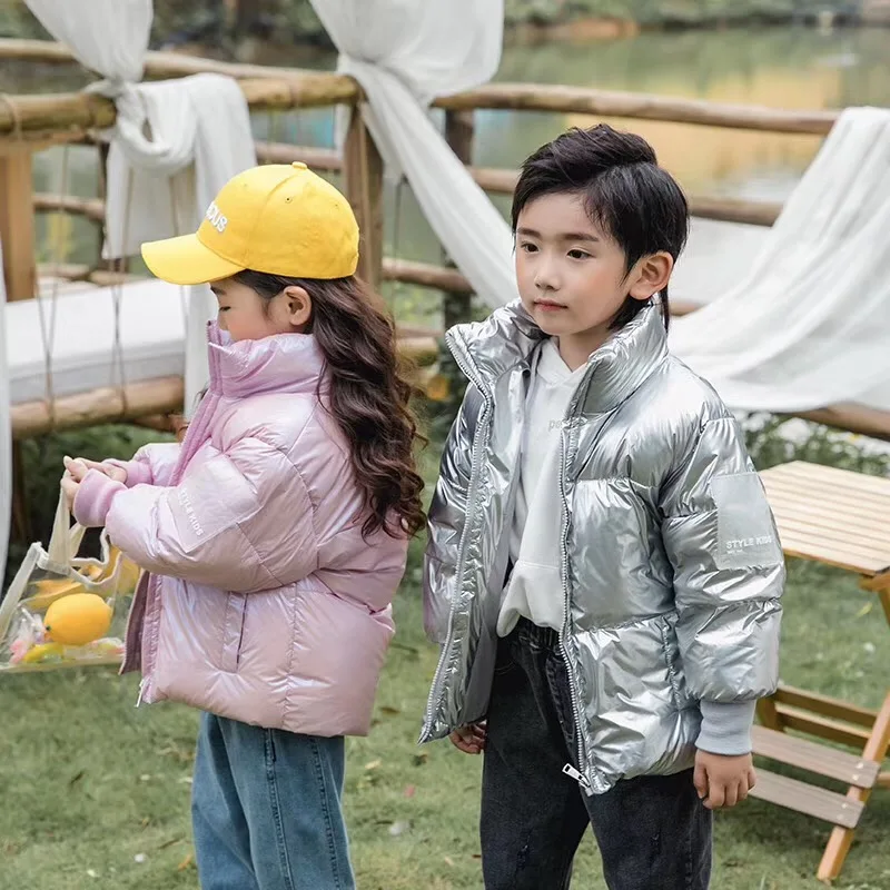 Брендовая Новая модная детская зимняя куртка детский зимний комбинезон осенне