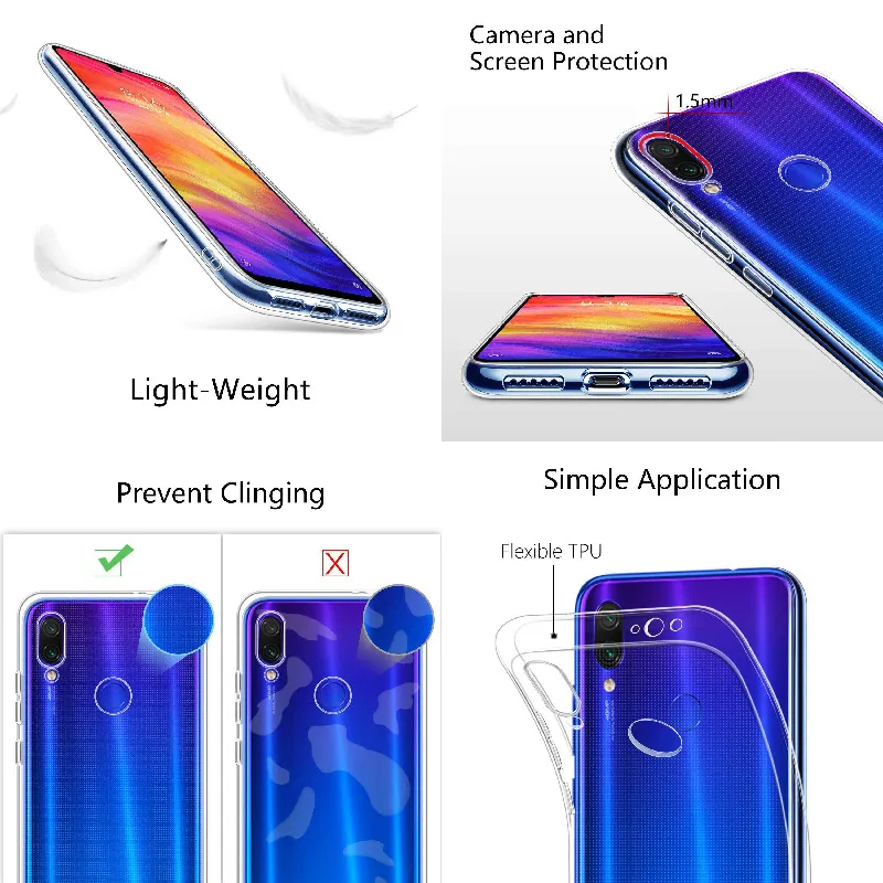 

The Great Wave off Kanagawa For Xiaomi Mi Redmi Note 5 6 7 8 9 10 lite Pro Plus Soft TPU Crystal Slim Protective Clear Case