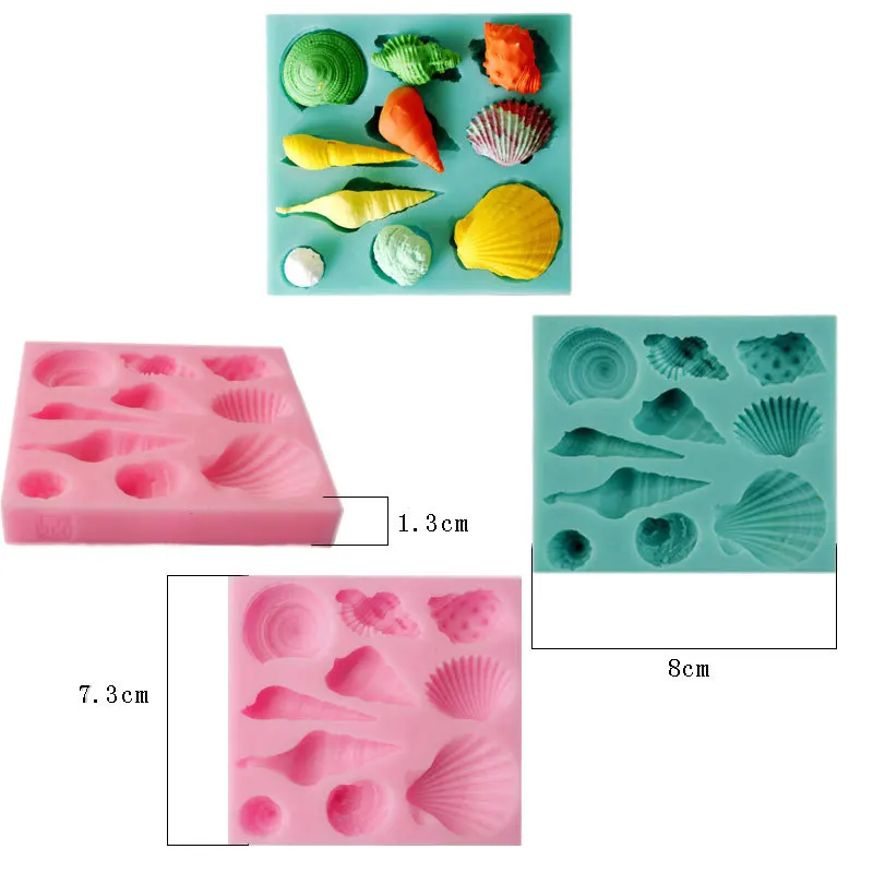 DIY Прекрасный Раковина Морская звезда раковины морской силиконовые формы