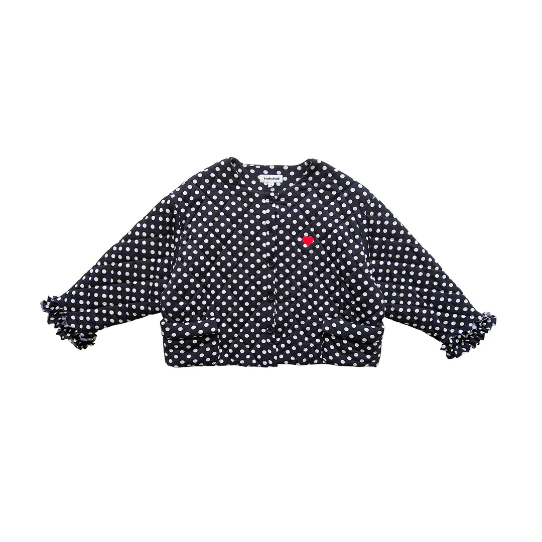 

imakokoni black short cotton coat original design cute student thickened warm jacket female autumn and winter 182437