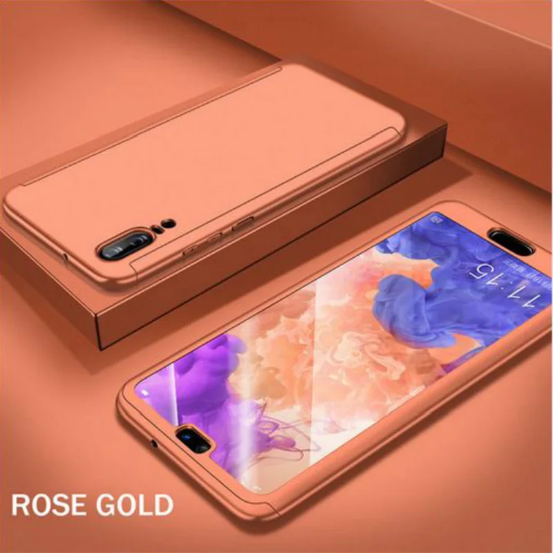 Чехол для Xiaomi mi 9 SE 8 Lite 5S Plus Pocophone F1 защита 360 градусов Роскошный чехол для Xiaomi mi A2 Lite A1 mi x 2 Max 3 Play - Цвет: Rose Gold