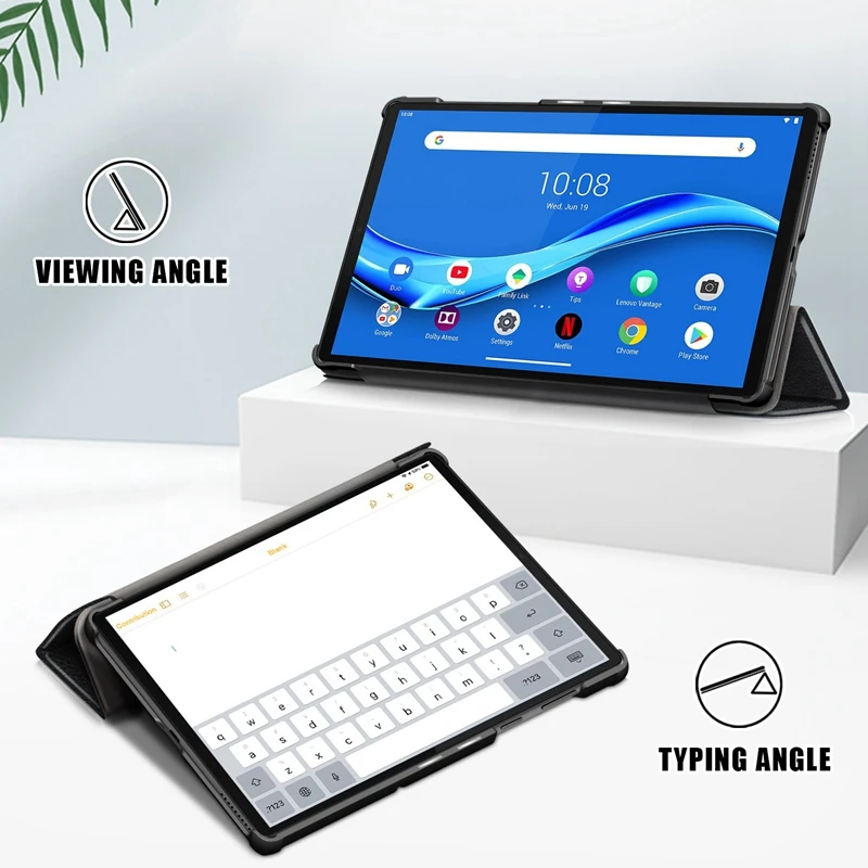 Подходит для Lenovo Tab M10 Plus TB-X606F/X защитный чехол тройного сложения с защитой от