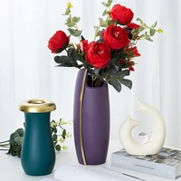 creative ceramic flower arrangement irregular vase crafts living room dining table countertop flower vase home decoration gifts