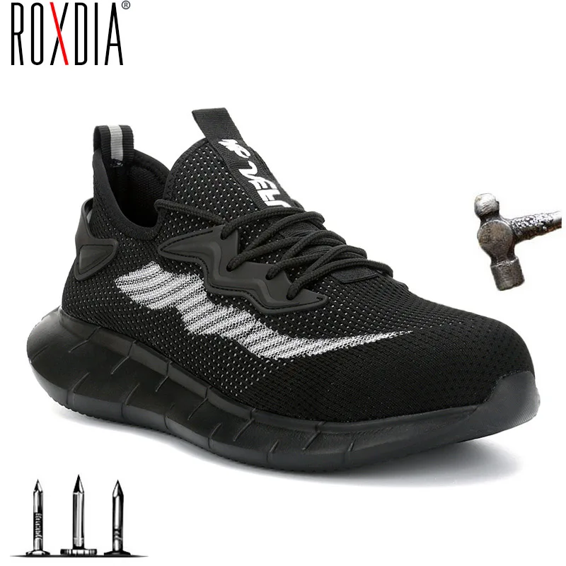 ROXDIA products новая светильник защитная обувь для мужчин и женщин со стальными