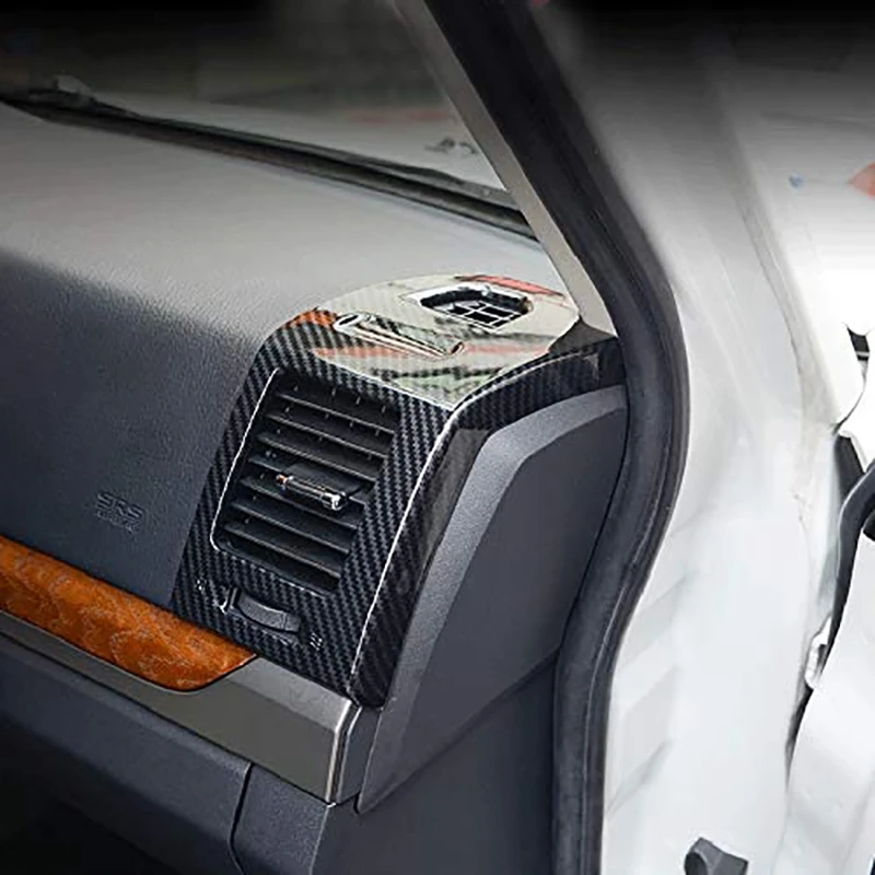 

Car Air Conditioning Dashboard Outlet Vent Cover Trim with Car Central Control Gear Shift Panel Cover Water Cup Trim