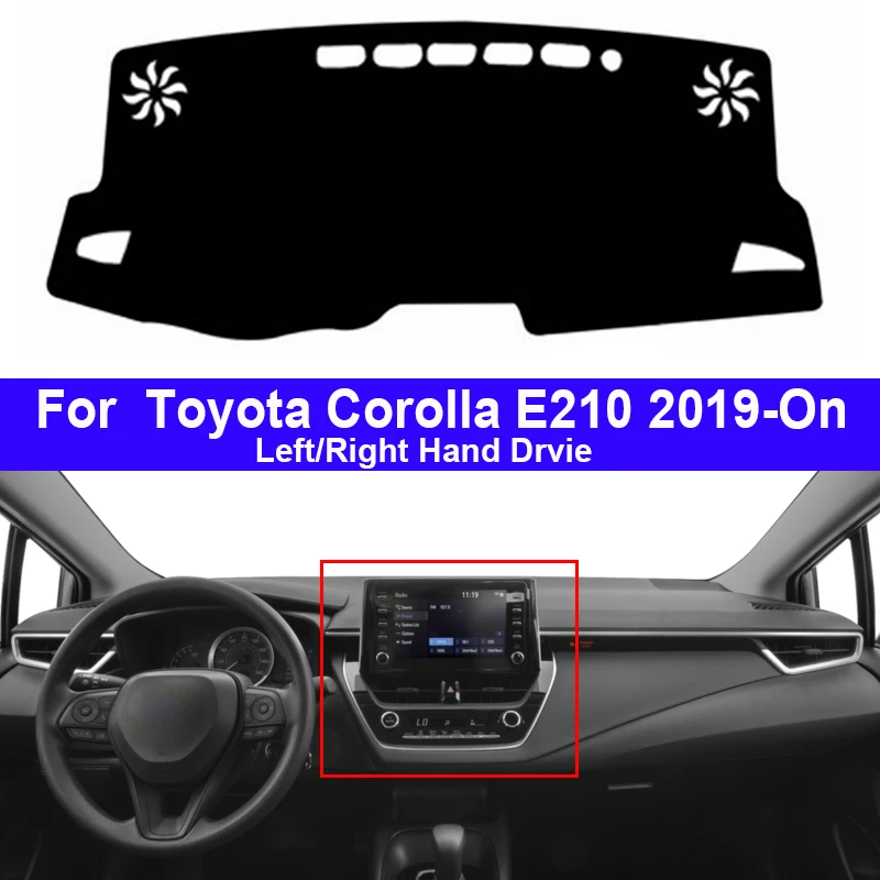 Чехол для приборной панели автомобиля коврик накидка Toyota Corolla E210 2019 On LHD RHD