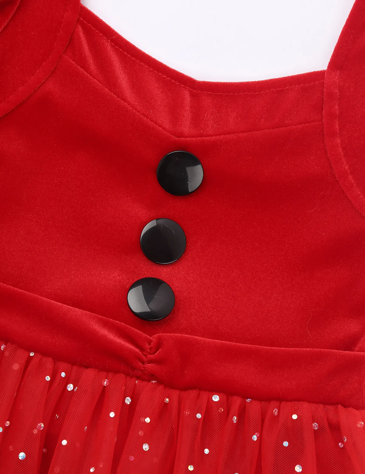 Детские Рождественские танцевальные костюмы для девочек платье с пышными