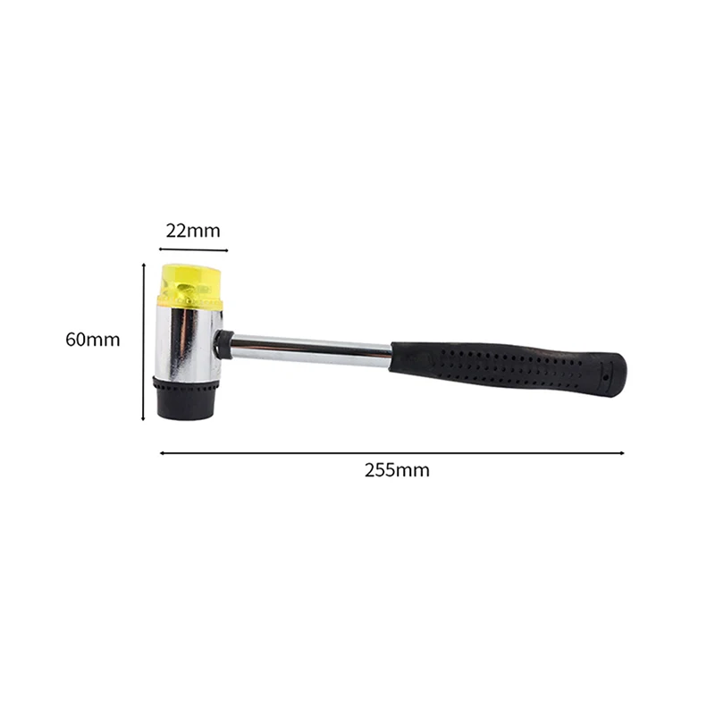 

Practical Double Sided Rubber Hammer Hand Hammer DIY Multifunctional Leather Tool Durable Mounting Hammer