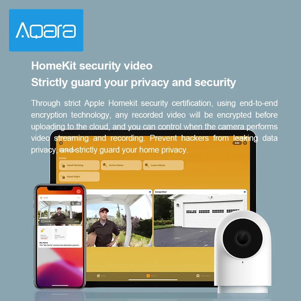 Tanie Aqara G2H Inteligentna Kamera 1080P HD Gateway Hub Edycja Noktowizyjna Mobilna Dla Xiaomi Apple HomeKit APP Zigbee WIFI Kamera IP Kup Aqara G2H Inteligentna Kamera 1080P HD Gateway Hub Edycja Noktowizyjna Mobilna Dla Xiaomi Apple HomeKit APP Zigbee WIFI Kamera IP