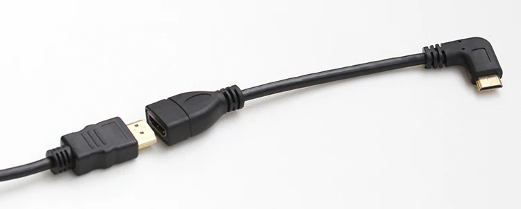 Прямоугольный переходник типа C Mini HD на HDMI совместимый с женским кабелем 1080P для