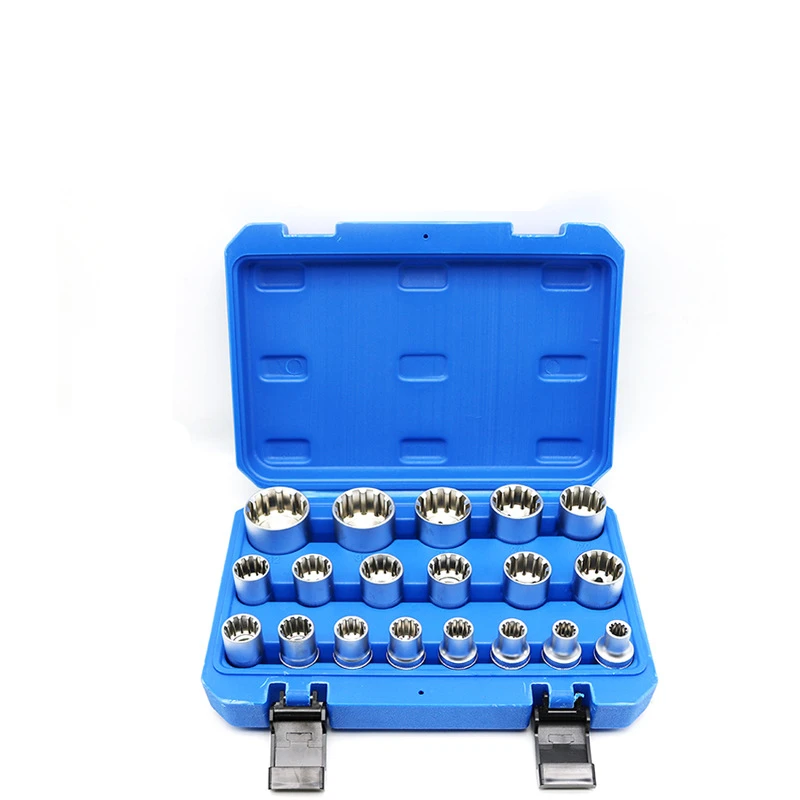 

19 шт./комплект, 12 точечные розетки с цветком сливы, 1/2 дюйма, 8-32 мм