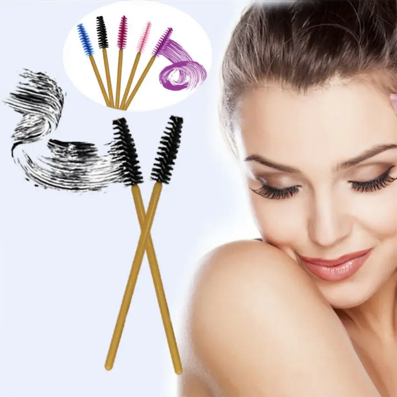 Новинка 50 шт. щетка для ресниц косметические кисточки одноразовые щеточки туши