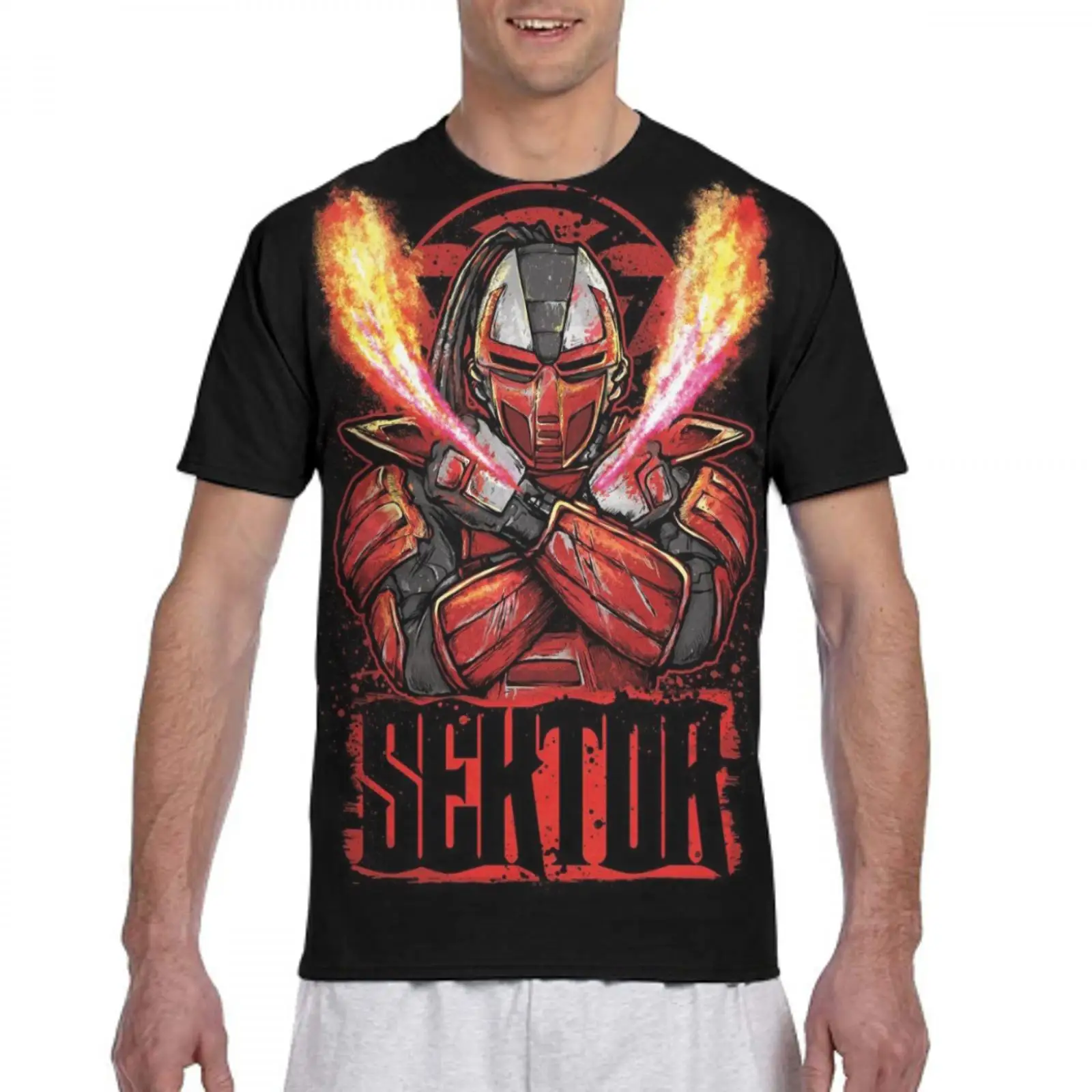 

brand Mortal Kombat tops t shirt tattoo boys/girls oversized t shirt Mortal Kombat cosplay female/male t shirt