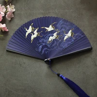 folding creative chinese men fan decorations bamboo vintage hand held fan antique personalized wachlarz hand folding fan aa50sz