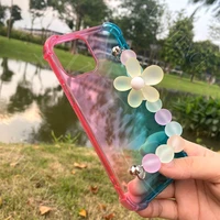 flower star heart wristband strap cover for oppo realme 8 pro c25y c21y c21 c20 c20a c25 c17 xt x2 x50 v13 lanyard soft cover