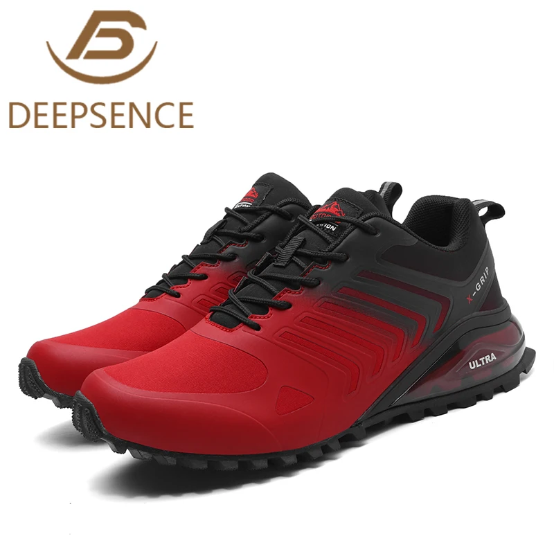 

Men Outdoor Sports Damping Abrasion Resistant On Foot Hiking Shoes Sneakers Mens Casual Walk Trekking Shoes Large Size 41-50
