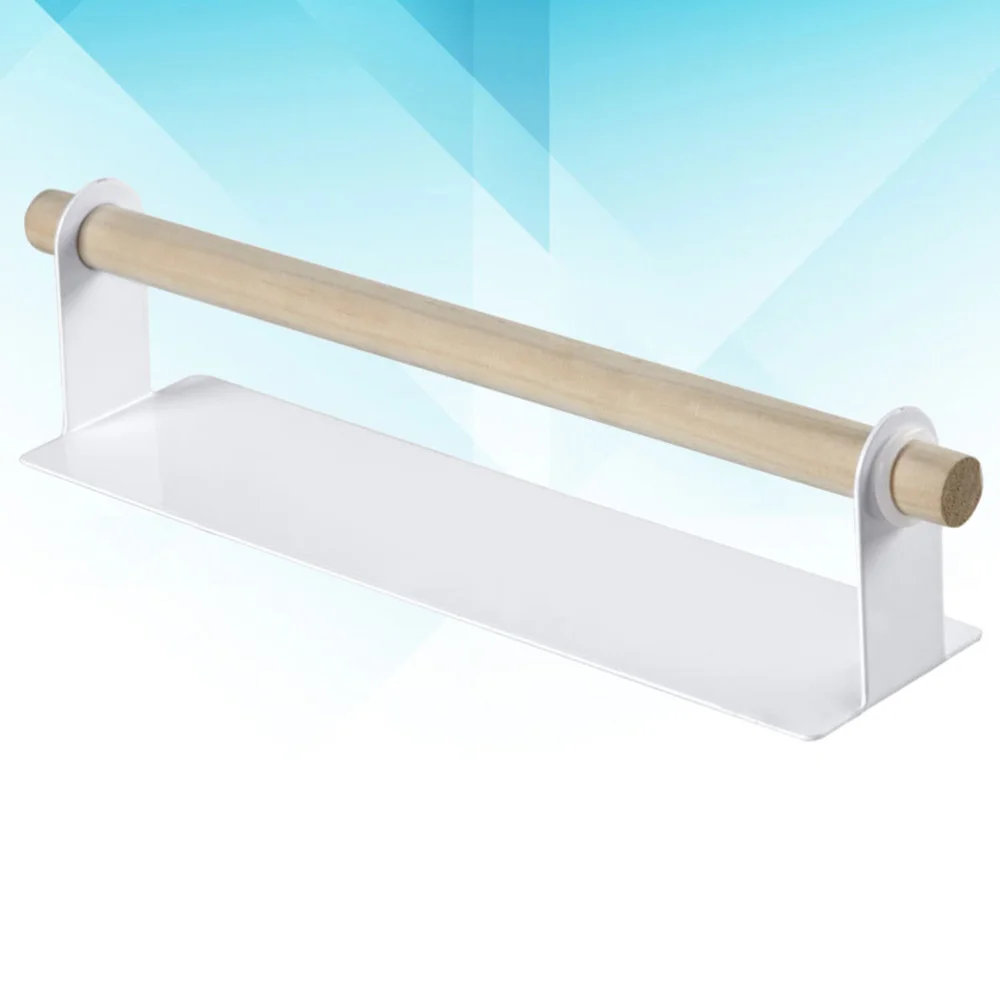 

Iron Paper Roll Shelf Household Tissue Storage Rack for Toilet Bathroom Black