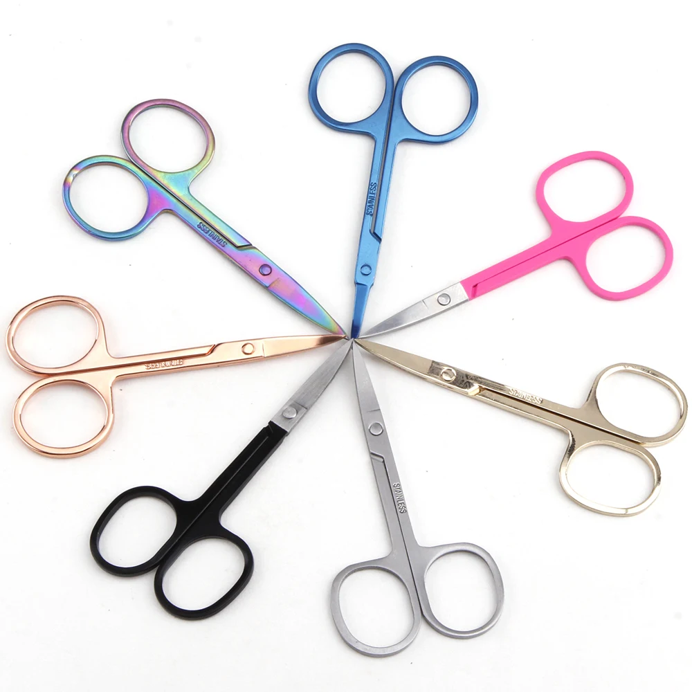 Маникюрные ножницы с изогнутым кончиком для ногтей профессиональный резак