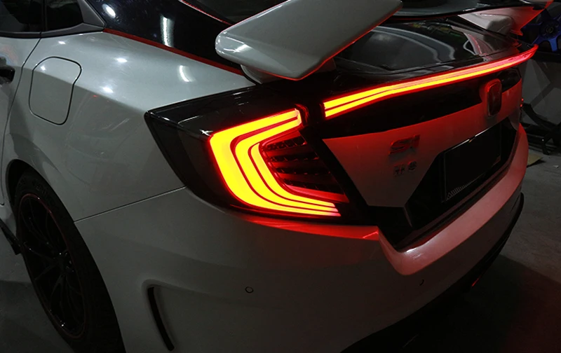 Vland светодиодные задние лампы для Honda Civic светодиодные задние фонари крест задний багажник крышка лампы drl+ сигнала+ Тормозная+ обратный