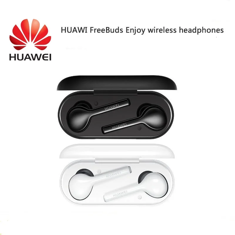 100% HUAWEI Freebuds Наслаждайтесь беспроводной Bluetooth 4 2 наушники с микрофоном Музыка