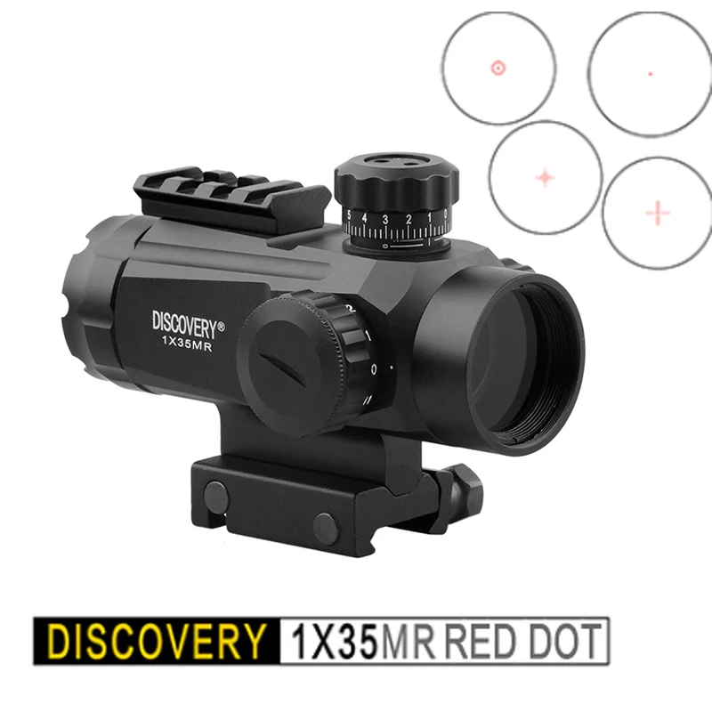 Голографический прицел для винтовки Discovery 1X35 микро красная точка