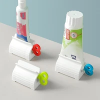 manual toothpaste dispenser tube squeezer dust proof toothbrush holder household storage rack bathroom accessories set squeezers