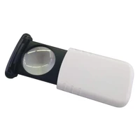 8x jewelers eye loupe small portable magnifier with led uv light for jewelry diamonds gems coins stamps watch repair