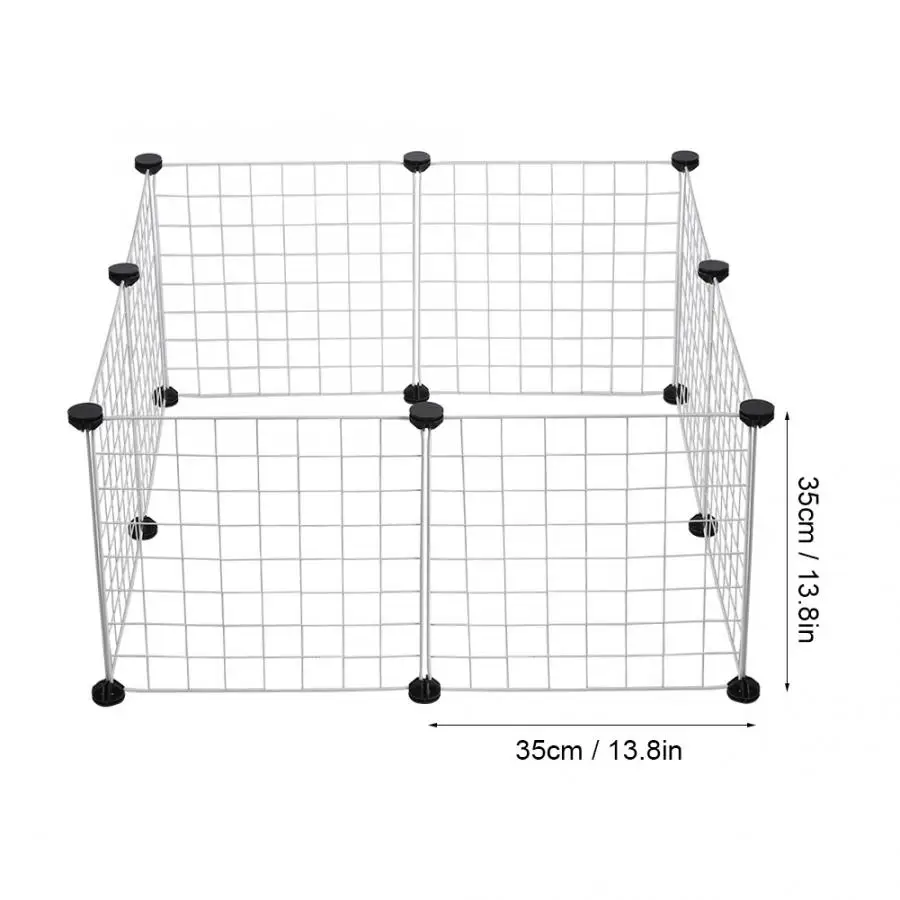 Забор для домашних животных 35 см железный забор из проволоки пряжка соединение с