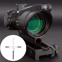 acog 4x32 riflescopes red green illuminated etched reticle red dot scope sight tactical trijicon hunting scopes