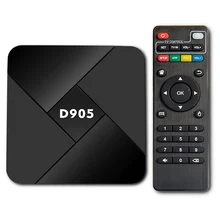 HDMI-compatible Full HD 4K D905 Smart Set Top Box Quad Core Media Player 2.4G Wifi  Amlogic S905 TV 