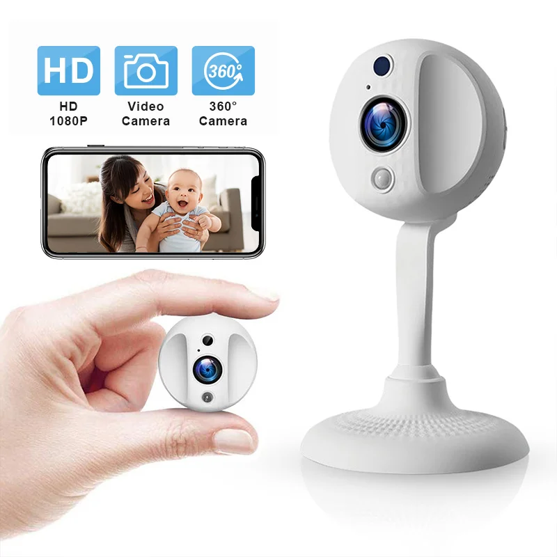 

IP-камера видеонаблюдения HD 1080P Беспроводная с дуплексным аудио и функцией ночного видения