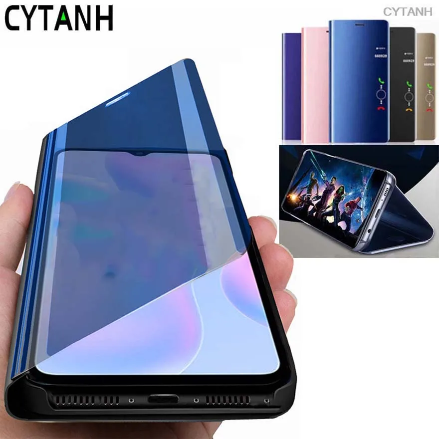 Чехол для honor 10i умный зеркальный флип-чехол huawei 10 lite 20 light honer pro 20s 9x8s 8x 8a