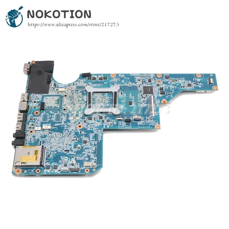 Материнская плата NOKOTION 597674-001 для ноутбука HP CQ62 G62 разъем S1 DDR3 с бесплатным