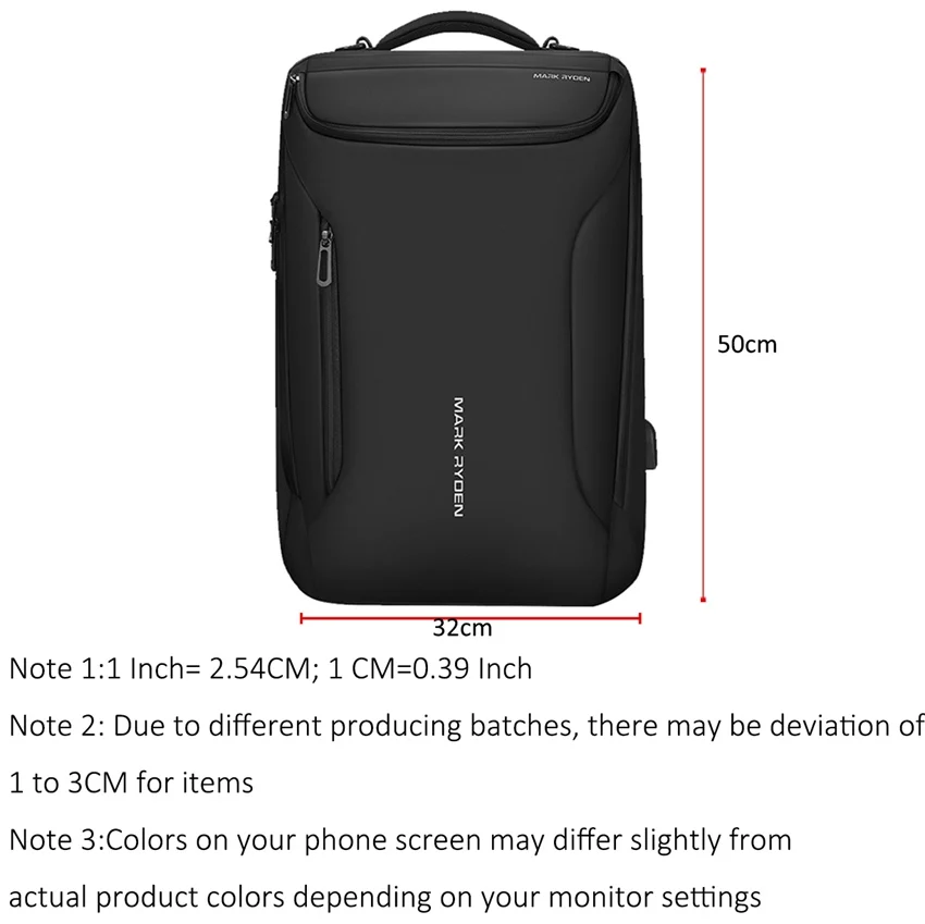 

JNKET New Fashion Men Business Backpack USB Charging Port Backpacks Laptop Bagpack Multifunction Travel Backpacks